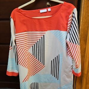 Colorful Geometric Women's Top